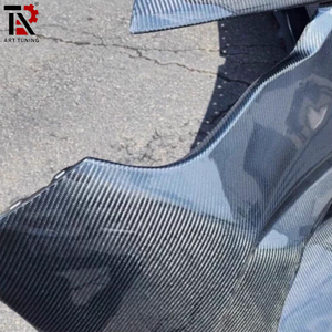 Per <span class=keywords><strong>Infiniti</strong></span> <span class=keywords><strong>Q60</strong></span> / Q60S Paraurti Anteriore in Fibra di Carbonio Stile V1 - Copertura Paraurti Sostitutiva in Vero Carbonio, Kit Completo per Carrozzeria Anteriore - Product Image 6