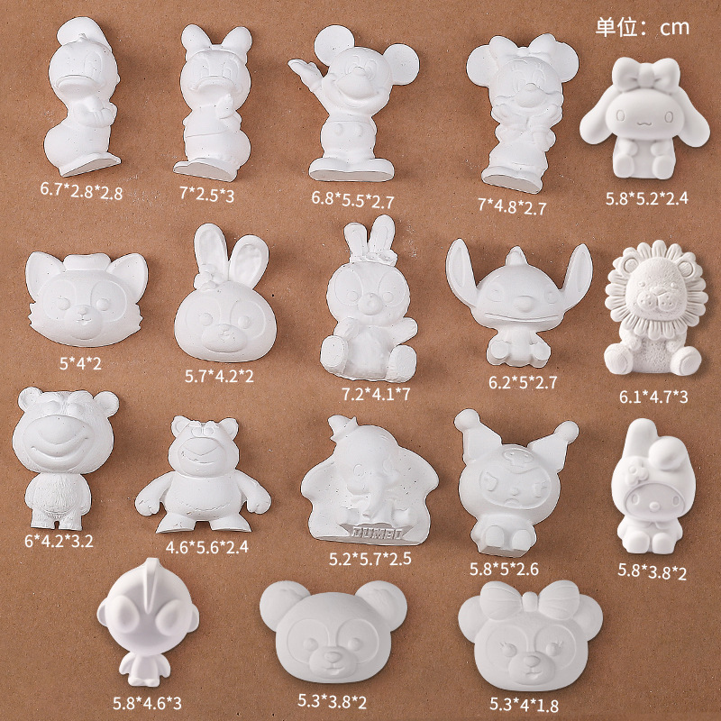 Aromatherapy gypsum doll [flat version] 1 randomly selected