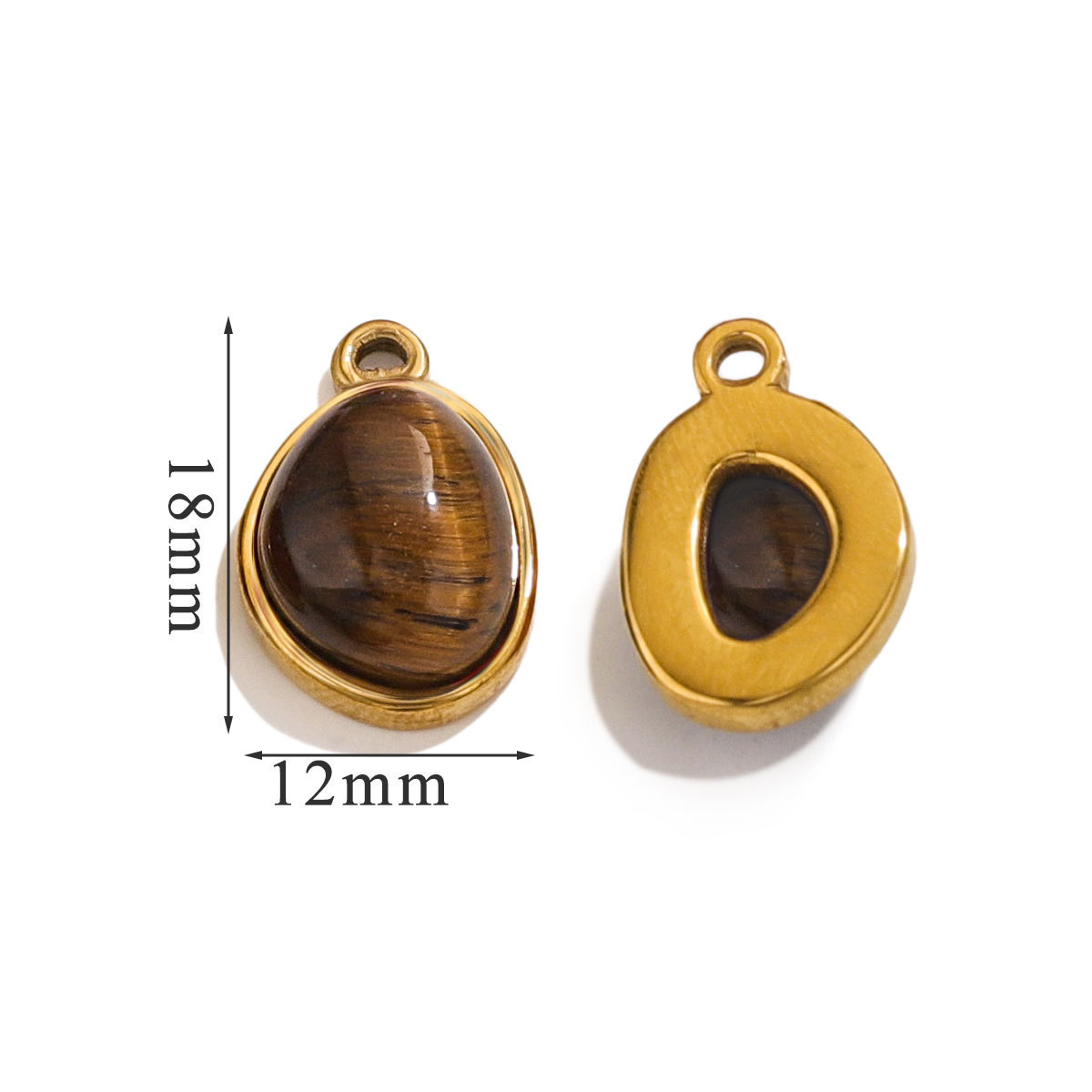 8-Oeil de tigre marron