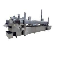Automatische productielijn voor aardappelchips/friet/gedroogde bananen met friteuse, voedselsterilisator en mixer, capaciteit 200 kg