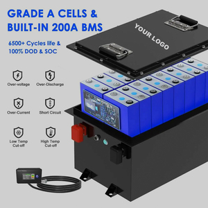 Paquetes de Baterías de Litio Lifepo4 Personalizados de 48 Voltios, 48v, 51.2V, 50Ah, 100Ah, 200Ah para Carritos de Golf, RV, ATV, Vehículos Recreativos y Automóviles - Product Image 4