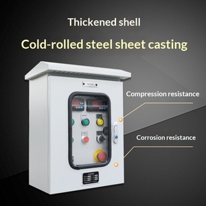 Armoire de commande en acier au carbone de haute qualité, sur pied, pour salle des pompes, avec traitement personnalisé de tôles métalliques - Product Image 3