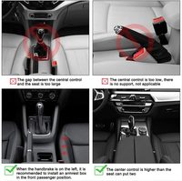 Boîte de rangement de Console d'accoudoir réglable en hauteur de haute qualité, coude d'accoudoir de voiture, chargement sans fil, 2 pièces pour Renault Kangoo