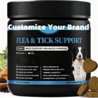 Huile de poisson anglaise pure transfrontalière, granulés à mâcher souples à haute teneur en probiotiques actifs pour la santé digestive des chiens, complément alimentaire pour animaux de compagnie