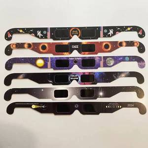 Gafas para <span class=keywords><strong>Eclipse</strong></span> Solar Total ISO CE, Espejo para Observación de <span class=keywords><strong>Eclipse</strong></span> Solar, Gafas de <span class=keywords><strong>Eclipse</strong></span> de Papel 3D - Product Image 6