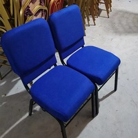 Silla de Iglesia apilable de metal de diseño tradicional para hoteles y hospitales Nuevo diseño a la venta