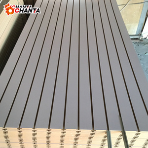 Rãnh Tấm Nhà Máy Giá 12mm 18mm 4x8 MDF với melamine tấm phim melamine nhiều lớp MDF Board tủ quần áo tủ phòng ngủ MDF - Product Image 6