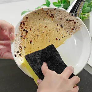 Factory Best Price Powerful Scouring Pads Kitchen Cleaning Sponge And Kitchen Scrubber Cleaning Sponge