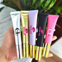 Nouveautés 2026 Baume à lèvres 20ML Tube souple Or Argent Traitement aux peptides Huile repulpante pour les lèvres Gloss à lèvres Marque privée
