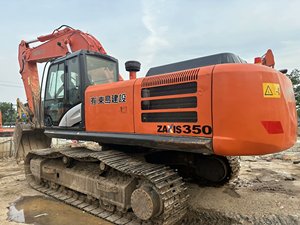 รถขุดตีนตะขาบ HITACHI ZX350 มือสองจากญี่ปุ่น ขนาด 35 ตัน พร้อมปั๊ม Kawasaki เกียร์ Isuzu เครื่องยนต์ 6HK1 สำหรับงานขุดหินในเหมือง - Product Image 3