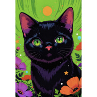 Kit de peinture diamant personnalisé avec image, logo et emballage sur mesure, MOQ 1, Dropshipping, Forets ronds ou carrés de qualité supérieure