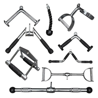 Haute qualité fitness Biceps presse câble pièces jointes poignée accessoires sport exercice Lat tirer vers le bas barres