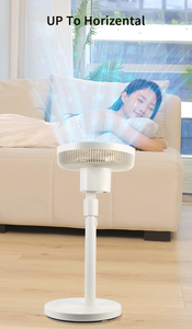 Ventilateur sur pied sans balais rétractable de 14 pouces avec batterie au lithium, commande par application, télécommande, fonctionnement silencieux, ventilateur Tuya - Product Image 5