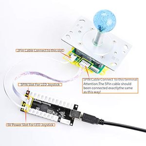 Aismartlink bộ phận tự làm giải trí có đèn LED bộ mã hóa USB Độ trễ 2x2/4/8 phím điều khiển đèn LED + nút ấn đèn LED 20x - Product Image 3