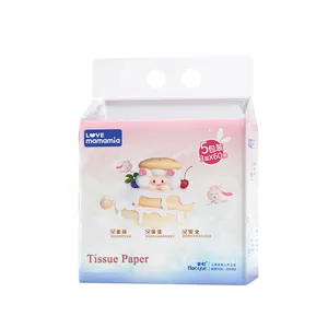 Premium Oem Face Towel Paper Biodegradable Soft Baby Cotton Facial Tissue