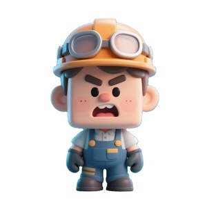 Kustom mainan figur aksi vinil PVC 3D desain OEM pembuat mainan hiburan pabrik gaya Militer/Model/mainan kartun - Product Image 2