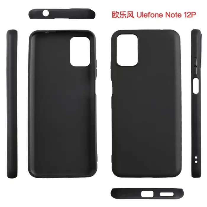 for Ulefone Note 12P Case , New Mobile Phone Slim Blank TPU Soft Back Cover for DIY/Leather/Diamond/Color Printed Shell