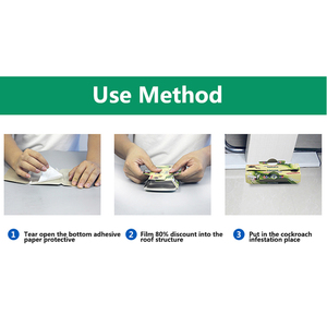 กับดัก<span class=keywords><strong>แมลงสาบ</strong></span>ที่มีประสิทธิภาพบ้าน<span class=keywords><strong>แมลงสาบ</strong></span>ที่ถูกล่อด้วยกาวที่แข็งแรงปลอดภัยสำหรับบ้านที่มีเด็กและสัตว์เลี้ยง - Product Image 5