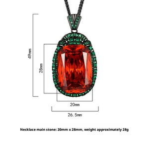 Collier Pendentif Personnalisé pour Femme en Cuivre Écologique de Haute Qualité avec Zircon Cubique, Idéal pour Cadeau et Usage Quotidien - Product Image 2