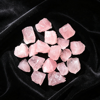 Bloc de cristal naturel de quartz rose poli, sculpté, écologique, en forme libre, pour l'aromathérapie, vente en gros