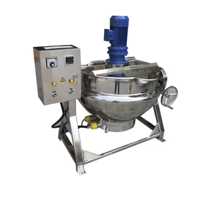 Mermelada de frutas Aceite de caramelo Olla automática Mesin Mixer Pan Maze Máquina de cocina de gastronomía pequeña y - Product Image 4