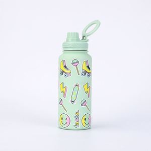 Bouteille d'eau isotherme personnalisée en acier inoxydable - Design sportif de dessin animé, idéale pour les activités de plein air et les cadeaux promotionnels - Product Image 2