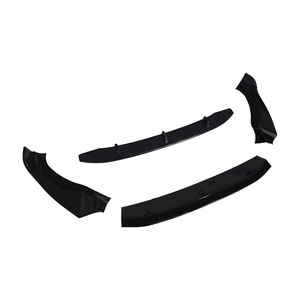 Divisor delantero para BMW X3 X4 G01 2017 2021 negro brillante diseño de 4 secciones - Product Image 4