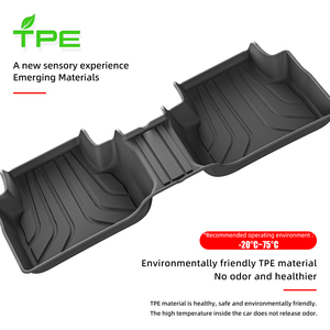 Alfombrillas de Coche Impermeables Nuevas, Alfombrillas 3D de TPE, Alfombrillas Antipolvo para Volkswagen <span class=keywords><strong>Tiguan</strong></span> L/<span class=keywords><strong>Tiguan</strong></span> <span class=keywords><strong>Allspace</strong></span> 2024 - Product Image 4