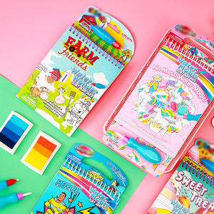 Set di Libri da Colorare con Penna ad Acqua Magica Personalizzata per Bambini, Libri di Fumetti e <span class=keywords><strong>Manga</strong></span> - Product Image 6