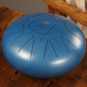 Factory Wholesale 10 Inch 11 Tones Carbon Steel Worry Free <b>Drum</b> Tongue <b>Drum</b> Handpan for Sound Therapy & Stress Relief - Product Image 4
