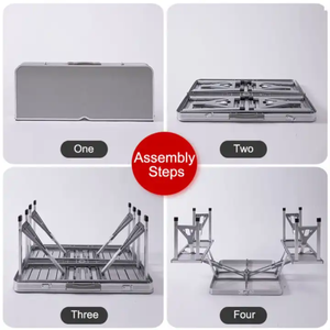 Ty <span class=keywords><strong>Camping</strong></span> <span class=keywords><strong>maleta</strong></span> plegable <span class=keywords><strong>mesa</strong></span> <span class=keywords><strong>de</strong></span> comedor <span class=keywords><strong>de</strong></span> picnic <span class=keywords><strong>de</strong></span> aluminio y juego <span class=keywords><strong>de</strong></span> sillas - Product Image 6