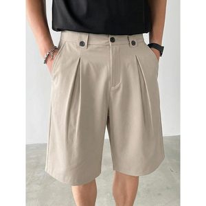 Pantalones Cortos de Vestir Plisados para Hombre FOXA, de Pierna Ancha, para Oficina y Trabajo, con Bolsillos, Antiarrugas, Tela Oxford - Product Image 3