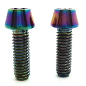 High quality taper head bolts titanium motorcycle screw m2 m3 m4 m5 titanium bolts magura bmx gr5 gr2 titanium bicycle/bike scr