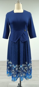 Vestido de Oficina de Calidad para Mujer, Talla Grande 5XL, Estilo Elegante para Iglesia - Product Image 4