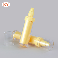 Nouvelle bouteille de cosmétiques Double couche en plastique combinaison sous vide bouteille de lotion PS bouteille fendue de voyage de haute qualité