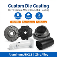 Braket Dudukan Kamera CCTV dari Aluminium Alloy Custom Chengdacai, Cangkang Die Casting