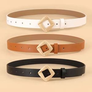 Nuevo Cinturón de Mujer de Piel Sintética con Hebilla de Aleación, Diseño Sencillo, Decorado, para Jeans y Vestidos, Cintura Ajustada, Estilo Vintage - Product Image 2