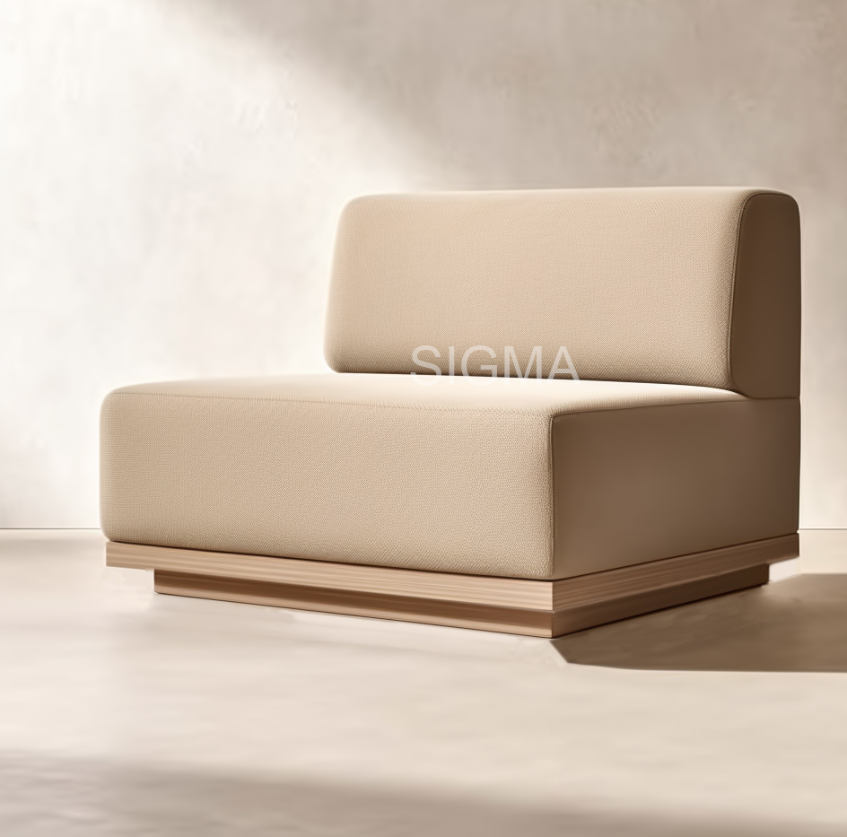 Luxury Villa Modern Teak Outdoor Sofa Set Solid Teak Wood Garden Furniture Outdoor