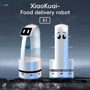 <span class=keywords><strong>Robot</strong></span> de livraison de nourriture à navigation automatique, programmable et rapide, prend en charge la liaison par ascenseur pour la distribution de nourriture en intérieur - Product Image 5