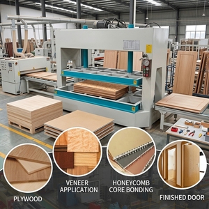 Máquina de Prensado en Frío Hidráulica de Alta Gama para Línea de Producción de Puertas de Madera y Laminación de Paneles Laminados - Product Image 1