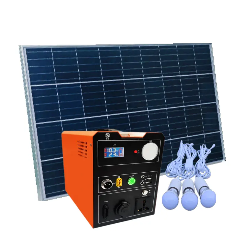 Energy 60W Portable Solar Inverter Generator Energy Storage Lifepo4 Lithium Battery Energy Storage System