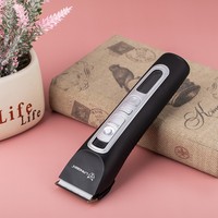 Tondeuse professionnelle à 5 vitesses USB rechargeable Coupe-poils d'animaux à faible bruit Kit de rasage de poils d'animaux pour chien