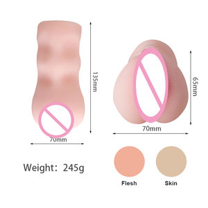 Giocattoli per Masturbazione Maschile con Vagina Artificiale, Materiale TPE Morbido, Pocket Pussy, Giocattoli Sessuali Maschili, Vendita all'Ingrosso - Product Image 2