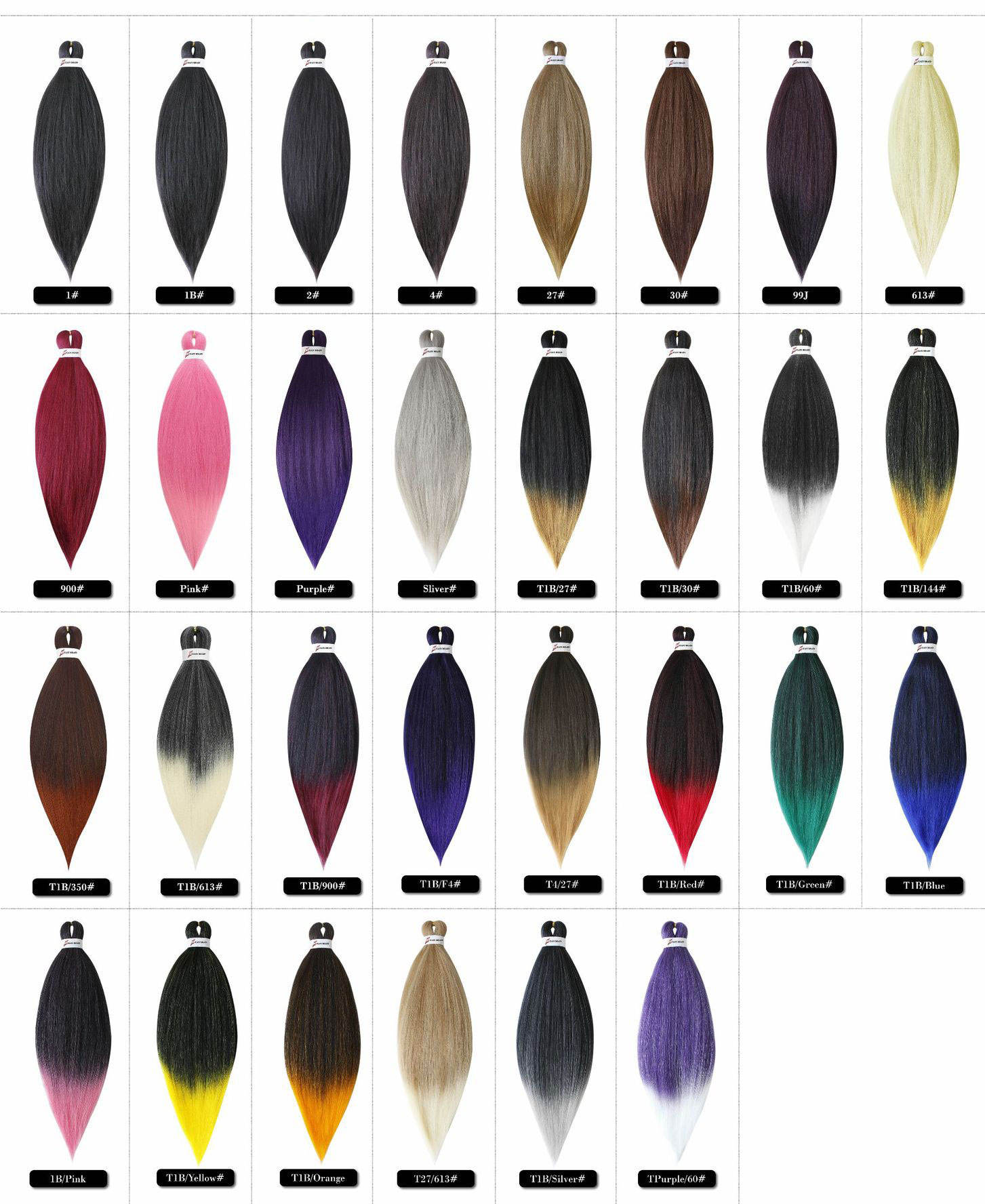 Pelo del trenzado de EZ