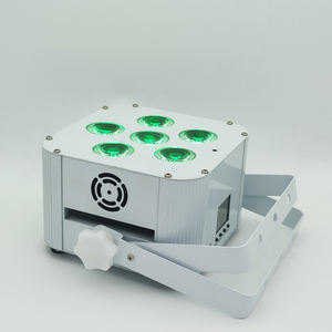 6 en 1 alto brillo 6x18W inalámbrico LED Par luz Uplights batería inalámbrico WIFI Control Par luz para comedor boda - Product Image 3