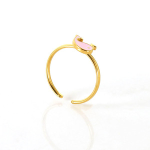 Heart Shaped Enamel Open <b>Ring</b> Women Adjustable Stainless Steel Fashion Jewelry Gift ZG647 Heart <b>Ring</b> ZG646 Dolphin <b>Ring</b> ZG684 - Product Image 4