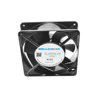Ventilador Axial WELLSUNFAN de 120 mm, Económico y Silencioso para Caja de Ordenador, Compacto y Fiable, con Doble Rodamiento de Bolas