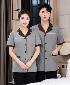 Uniforme da Lavoro Personalizzata con Logo <span class=keywords><strong>per</strong></span> Personale Alberghiero, Pulizie, Governante, Assistente Personale, <span class=keywords><strong>per</strong></span> Uomini e Donne - Product Image 4