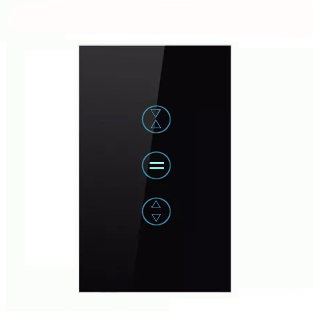 Сенсорный смарт-выключатель для штор 120US с Wi-Fi и сенсорным затвором Alexa, умные переключатели для штор для электрических роликовых жалюзи