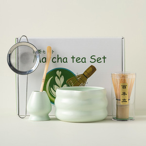 BAMBUS Ensemble fouet à <span class=keywords><strong>thé</strong></span> en bambou Matcha de marque privée pour cérémonie du <span class=keywords><strong>thé</strong></span> complet avec logo sculpté - Product Image 1